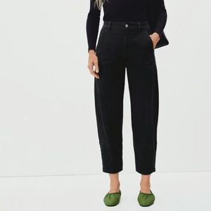 Everlane Women’s Utility Barrel Pant Black